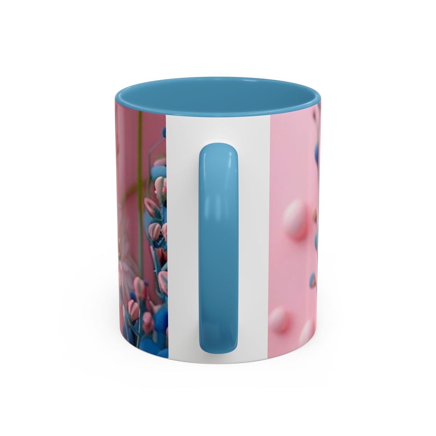 Floral Accent Coffee Mug - Vibrant Bloom Design, Gift for Flower Lovers, Coffee Break, Kitchen Decor, Mother's Day