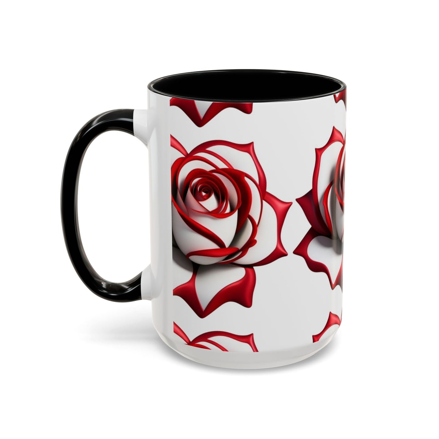 Elegant Floral Coffee Mug, Rose Design Cup, Gift for Flower Lovers, Coffee Lover Mug, Home Decor, Unique Gift Idea