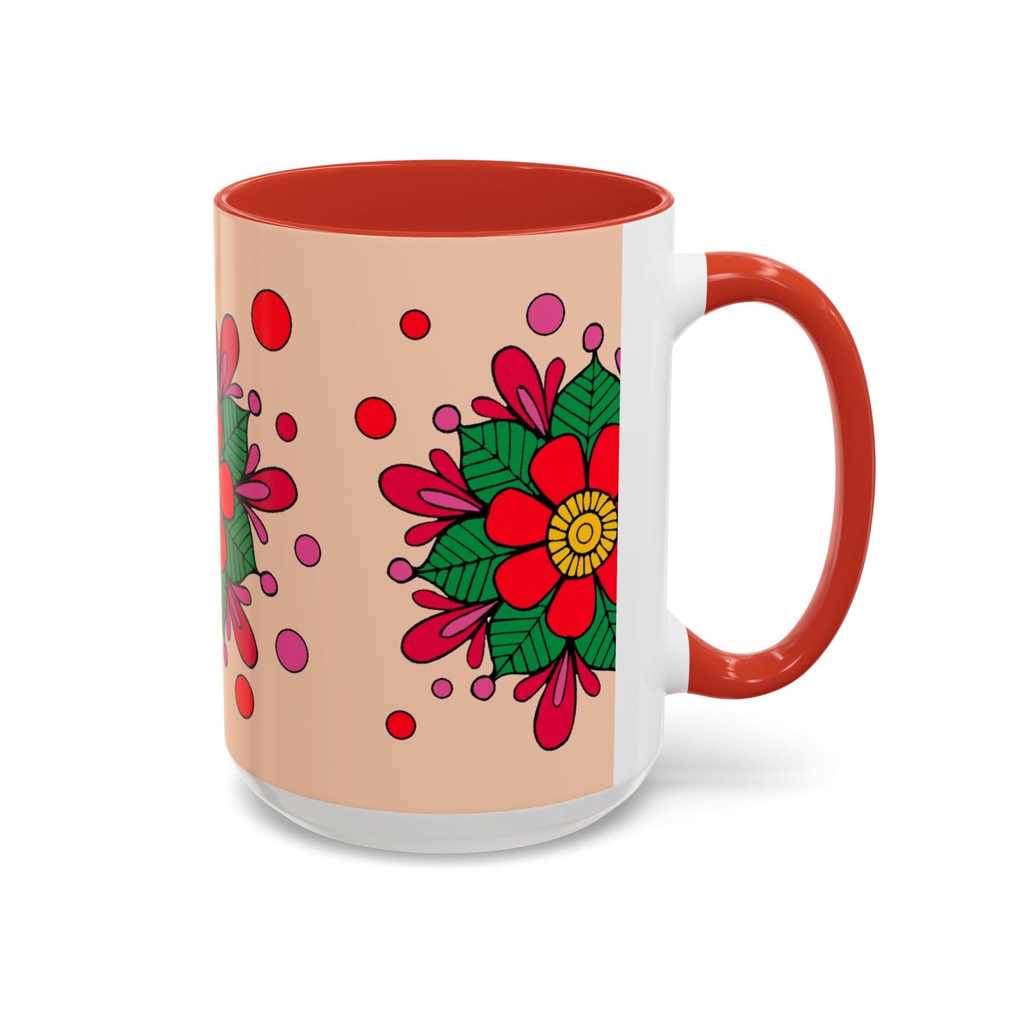 Vibrant Floral Coffee Mug