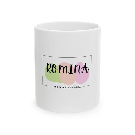 Taza Romina – Mujer Romana | Diseño Moderno