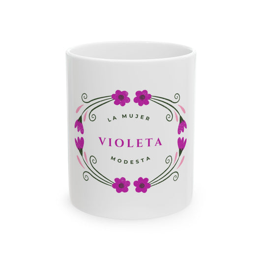 Taza Violeta – Belleza, Delicadeza y Sensibilidad | Diseño Moderno