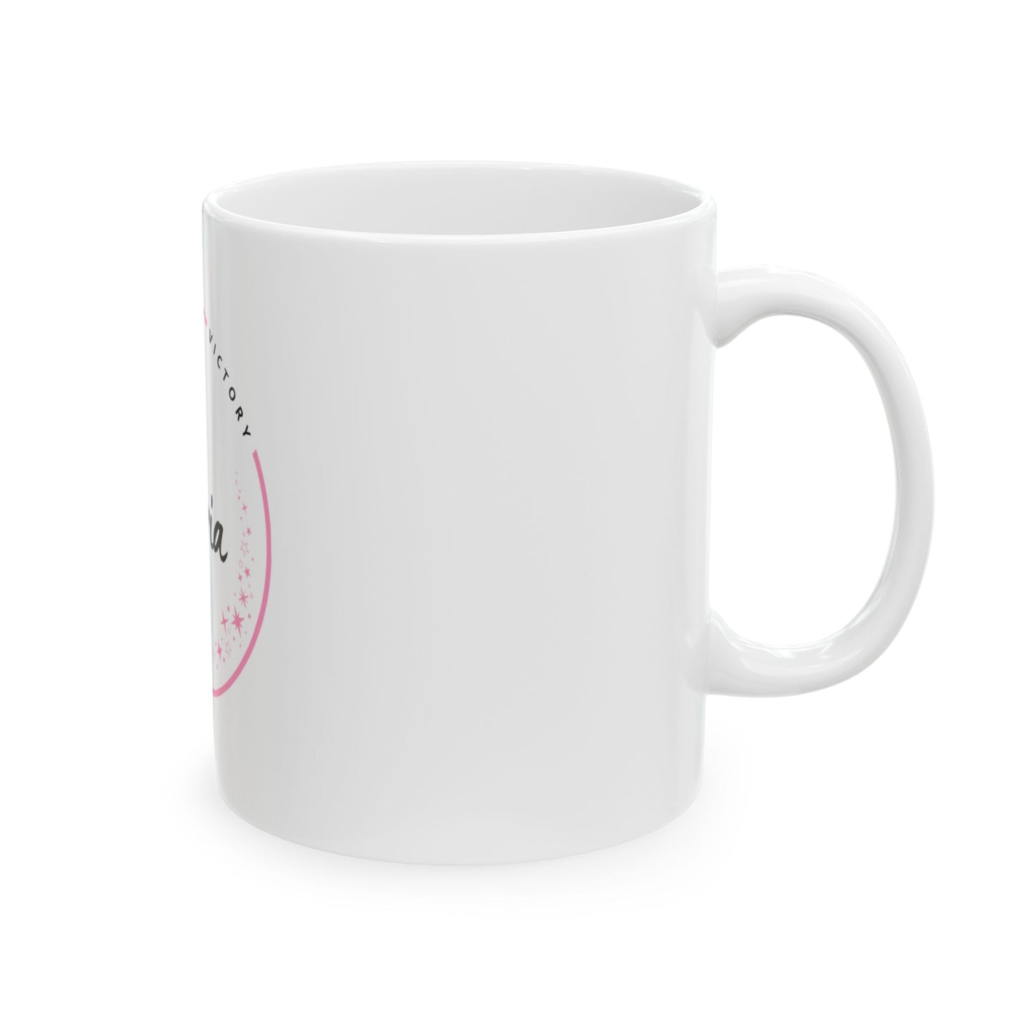Victoria Personalized Mug – Elegant Name Meaning Gift, Strength & Victory - Custom Coffee Cup, Unique Gift, Inspirational Mug, 11oz or 15oz Size