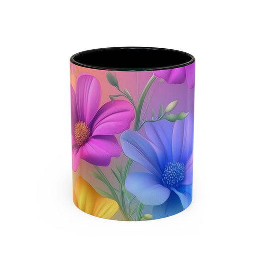 Vibrant Floral Accent Coffee Mug, Colorful Flower Mug for Coffee Lovers, Botanical Gift for Gardeners, Home and Office Decor, Birthday [...]