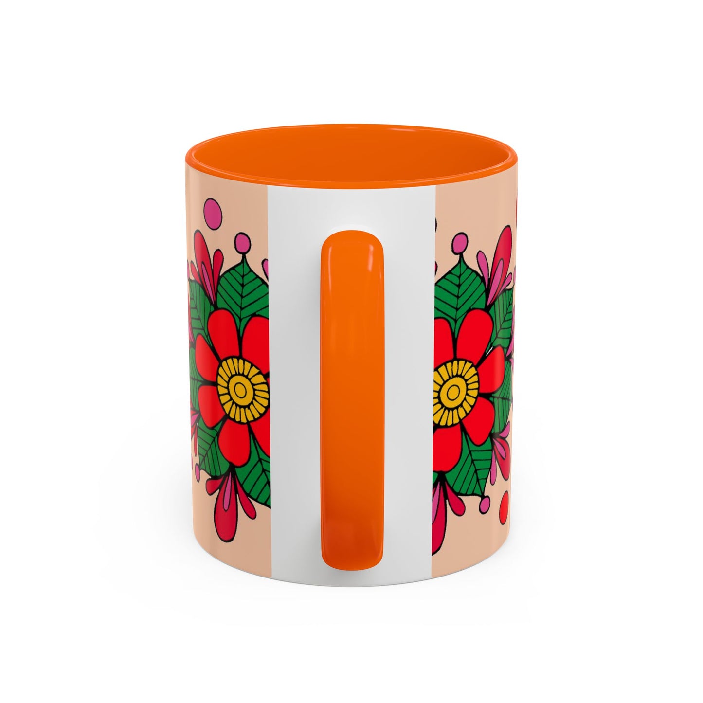 Vibrant Floral Coffee Mug