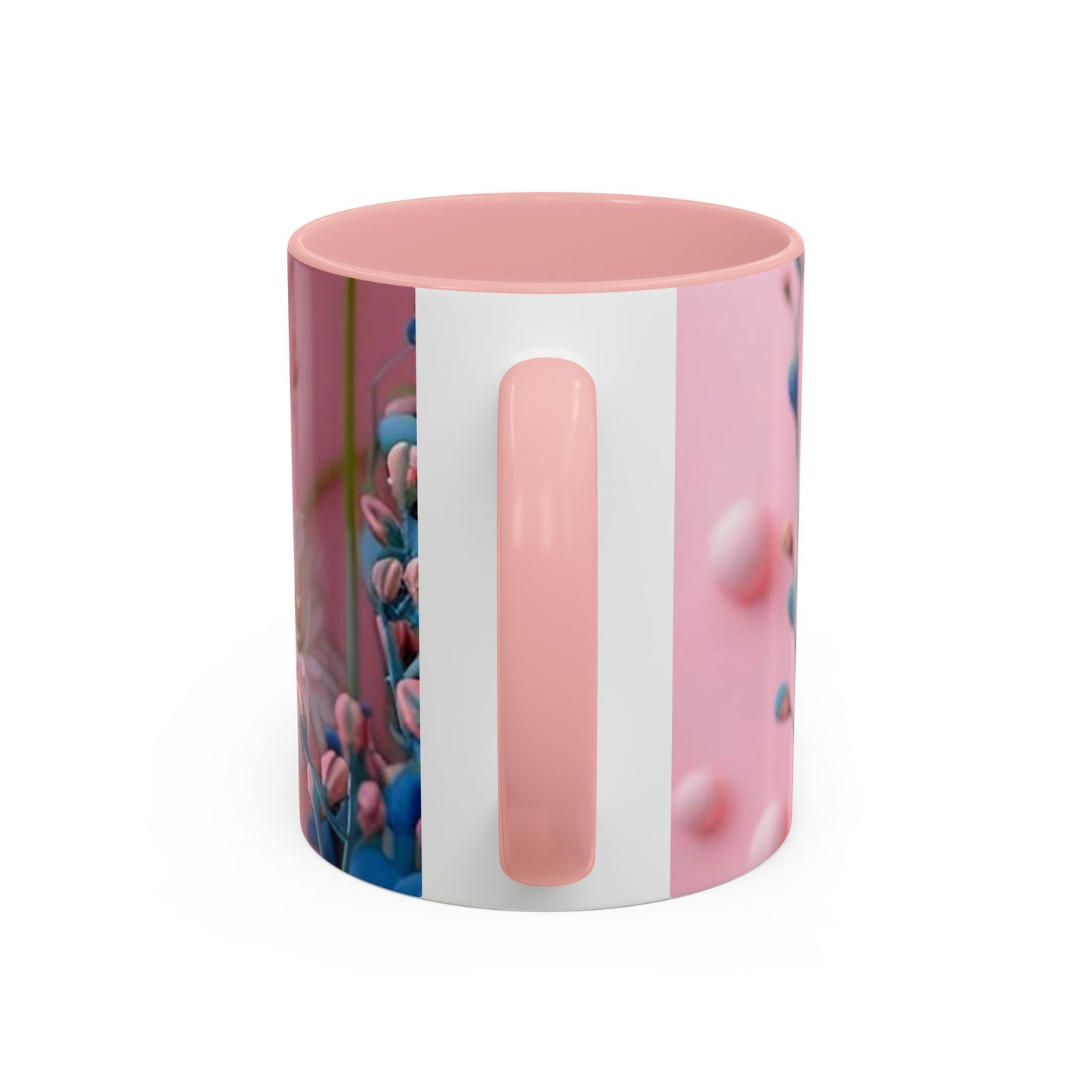 Floral Accent Coffee Mug - Vibrant Bloom Design, Gift for Flower Lovers, Coffee Break, Kitchen Decor, Mother's Day