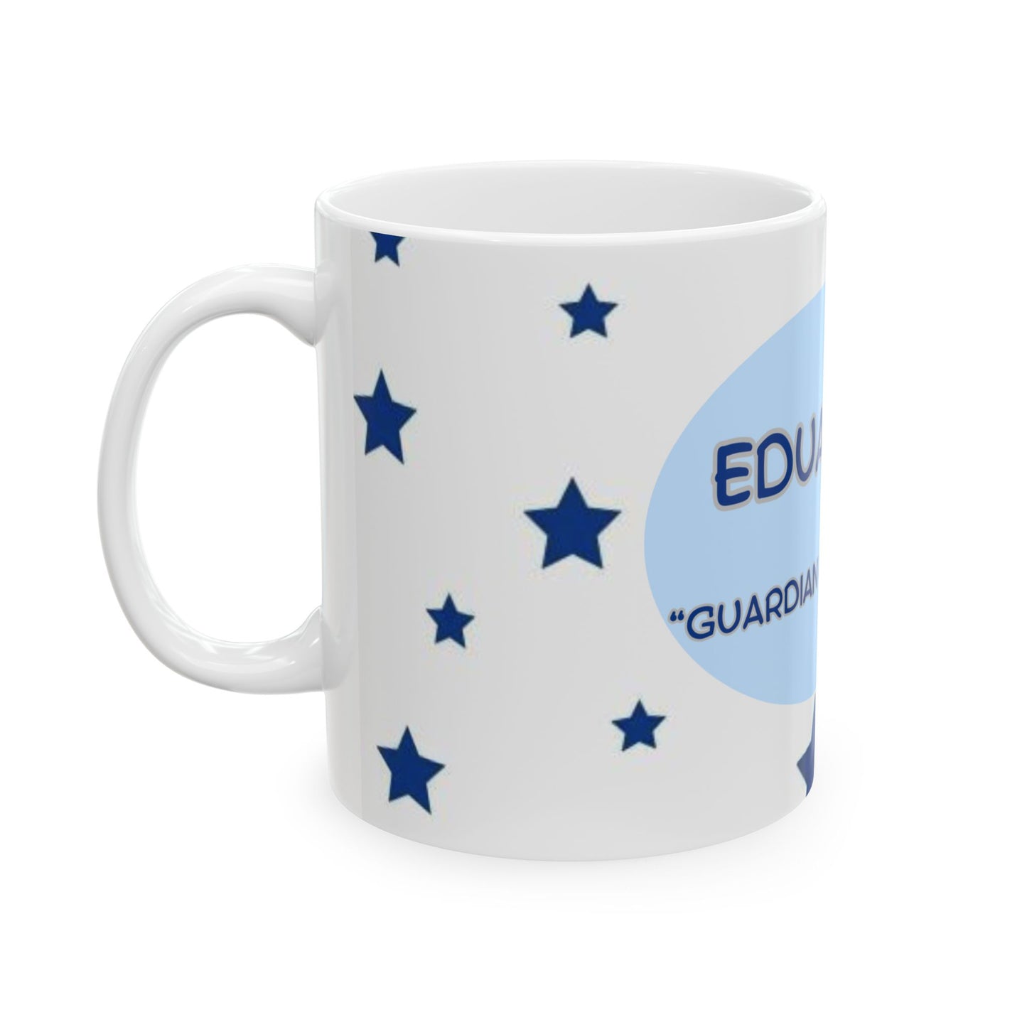 Personalized Starry Ceramic Mug, Custom Name Coffee Cup, Gift for Eduardo, Birthday Mug, Guardian Glorioso, Unique Star Mug