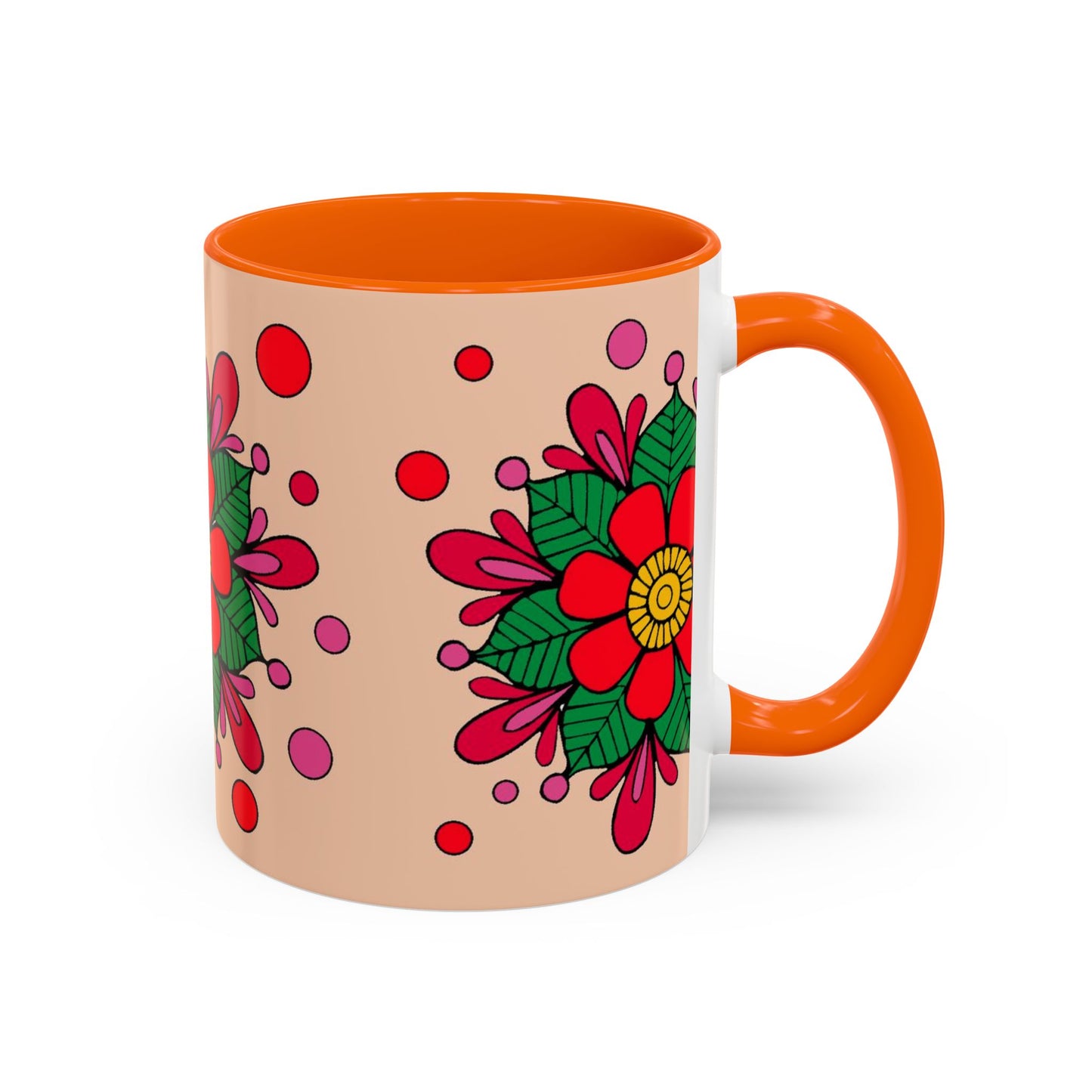 Vibrant Floral Coffee Mug