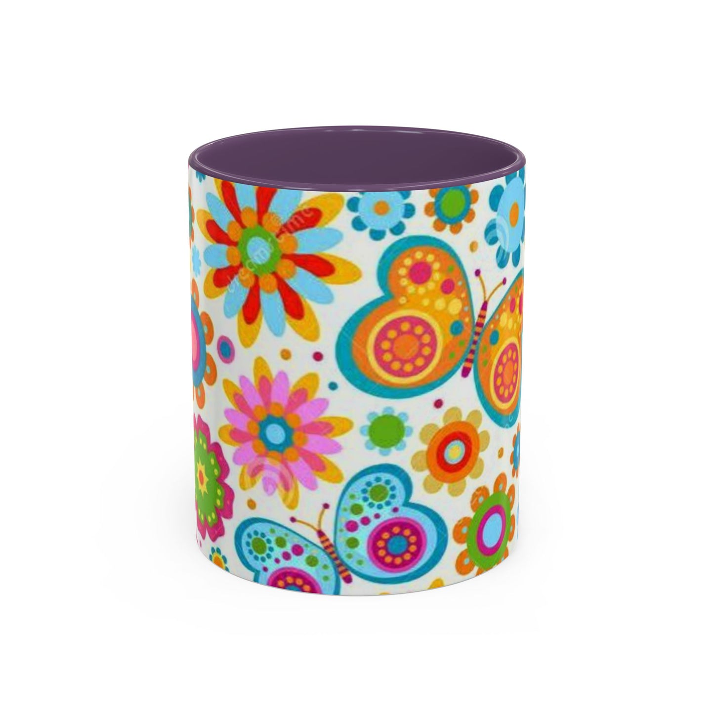 Butterfly Accent Coffee Mug (11, 15oz)