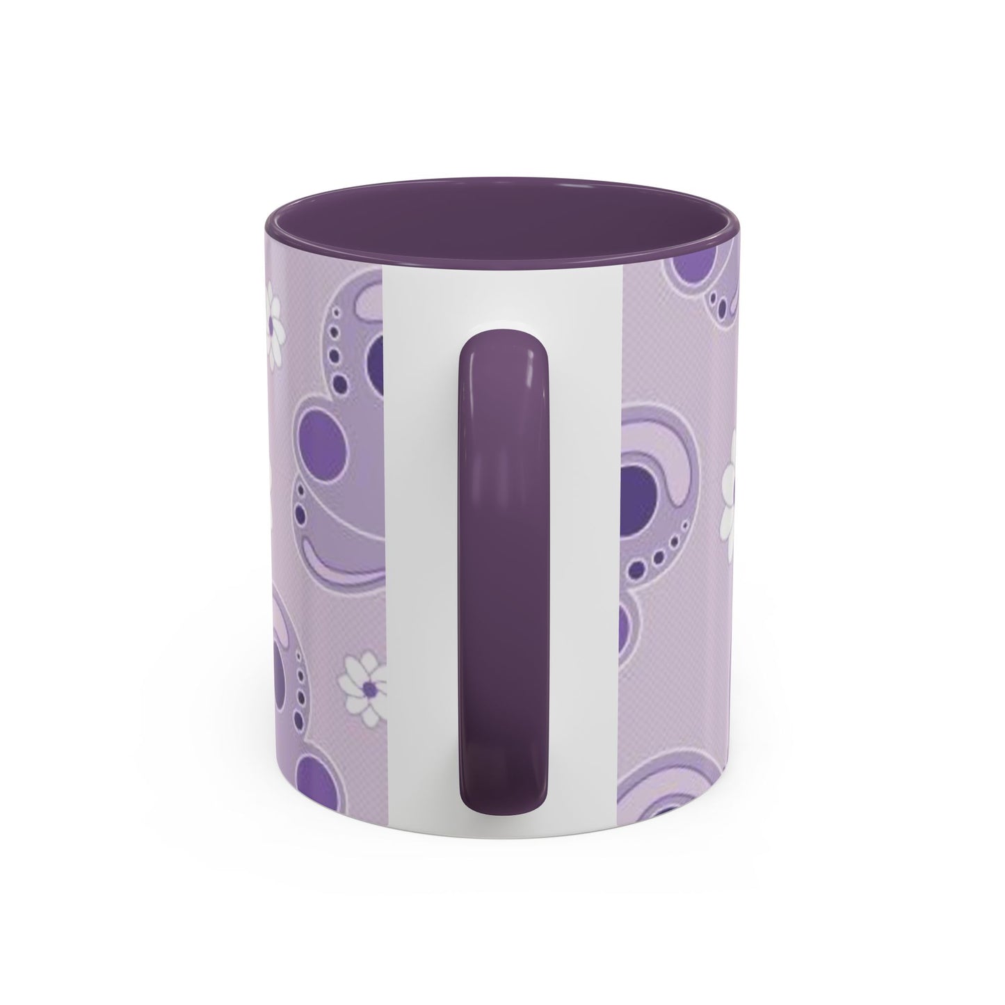 Butterfly Accent Coffee Mug - Floral Drinkware for Nature Lovers, Gift for Her, Spring Decor, Cute Coffee Cup