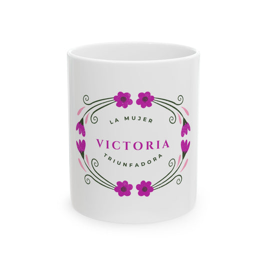 Taza Victoria – Mujer Triunfadora | Regalo con Significado