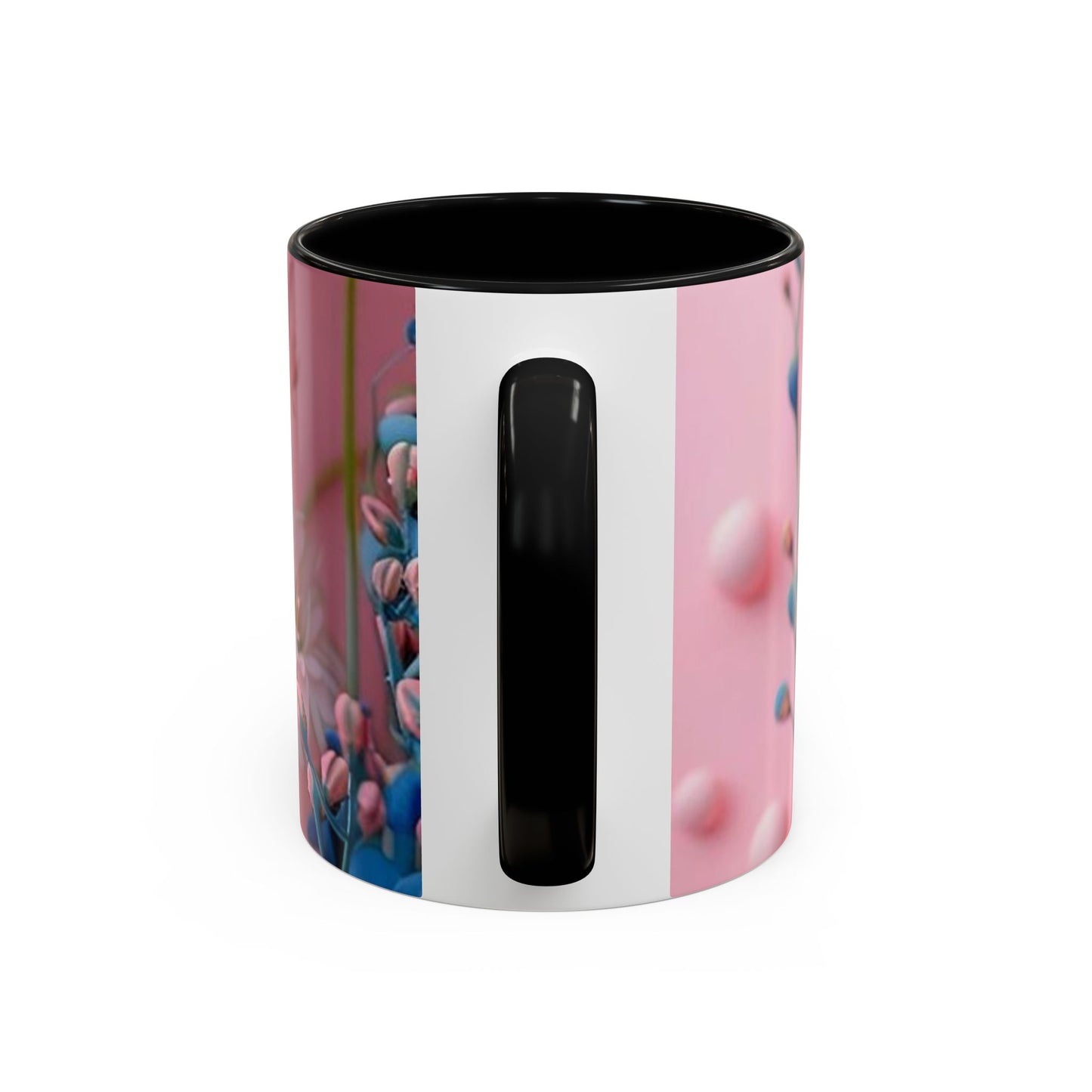 Floral Accent Coffee Mug - Vibrant Bloom Design, Gift for Flower Lovers, Coffee Break, Kitchen Decor, Mother's Day