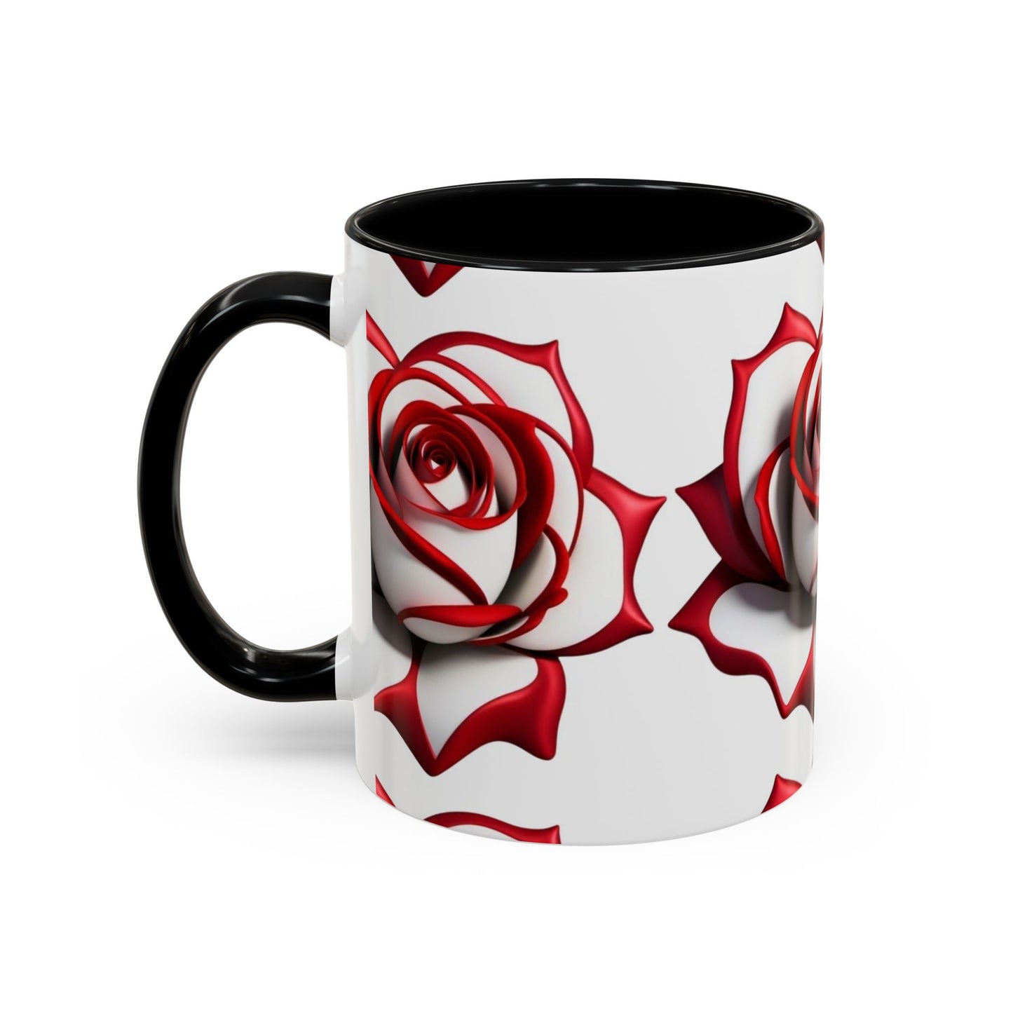 Elegant Floral Coffee Mug, Rose Design Cup, Gift for Flower Lovers, Coffee Lover Mug, Home Decor, Unique Gift Idea
