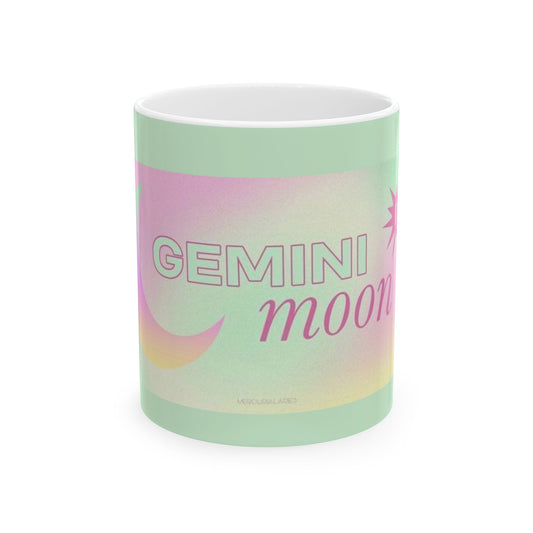 Gemini Moon Ceramic Mug | Astrology Gift for Zodiac Lovers | Personalized Coffee Cup | 11oz & 15oz Sizes | Birthday, Celestial Decor, [...]