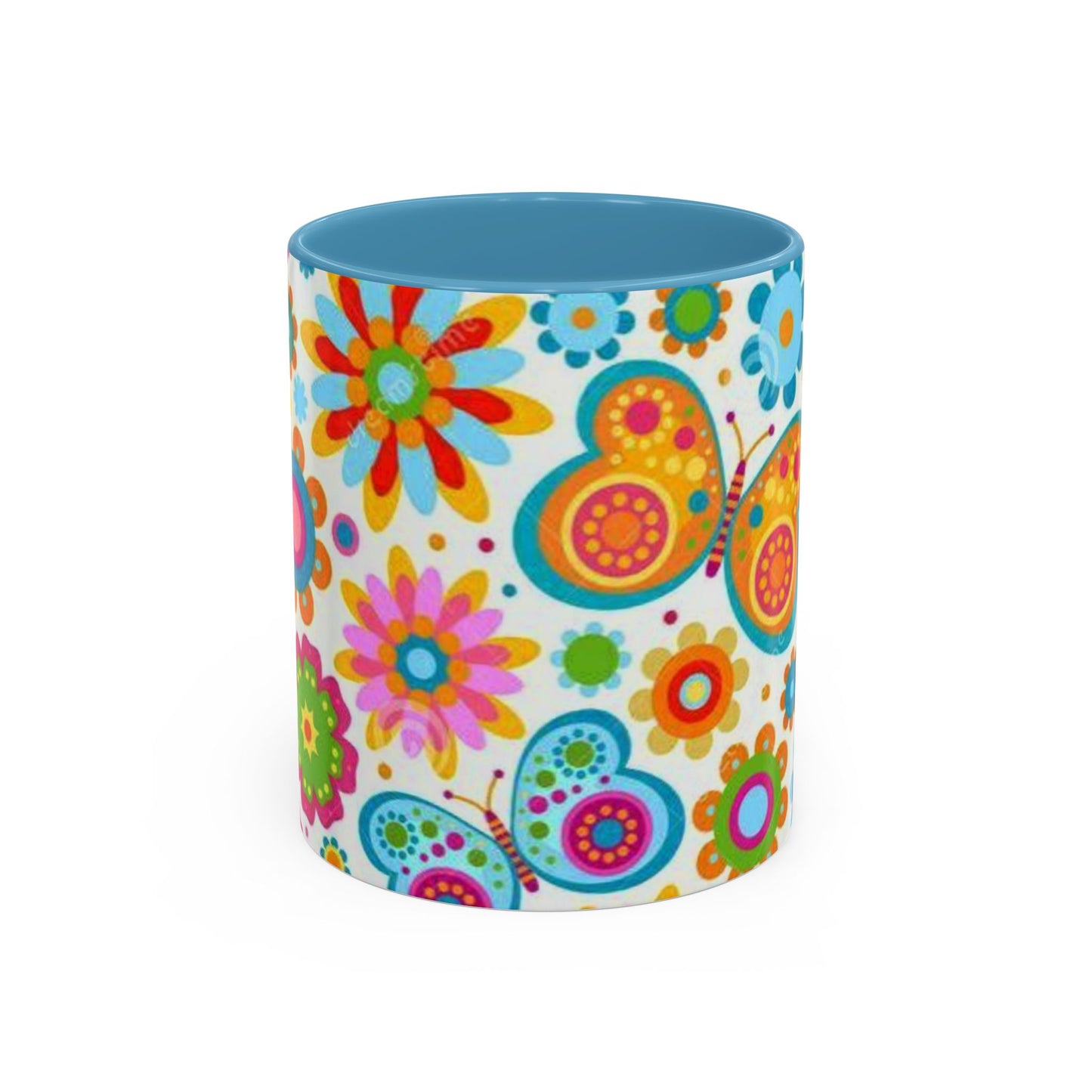 Butterfly Accent Coffee Mug (11, 15oz)