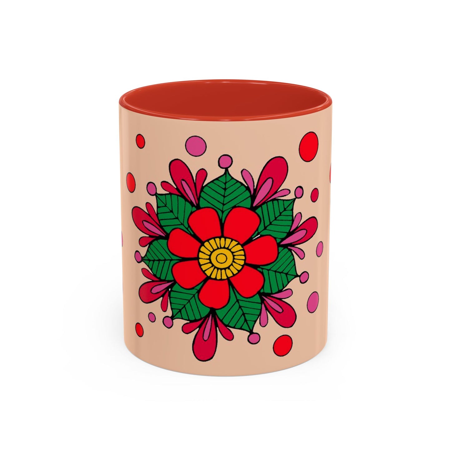 Vibrant Floral Coffee Mug