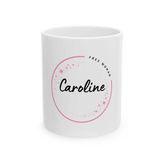 Personalized Caroline Mug – A Touch of Elegance in Every Sip
