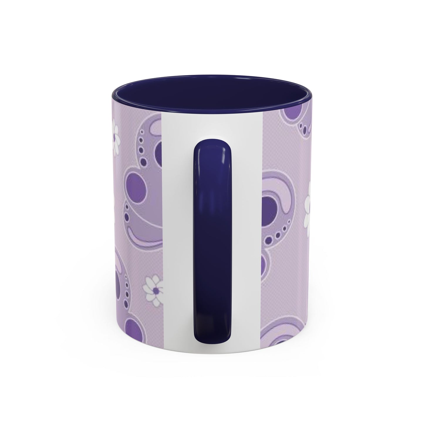 Butterfly Accent Coffee Mug - Floral Drinkware for Nature Lovers, Gift for Her, Spring Decor, Cute Coffee Cup