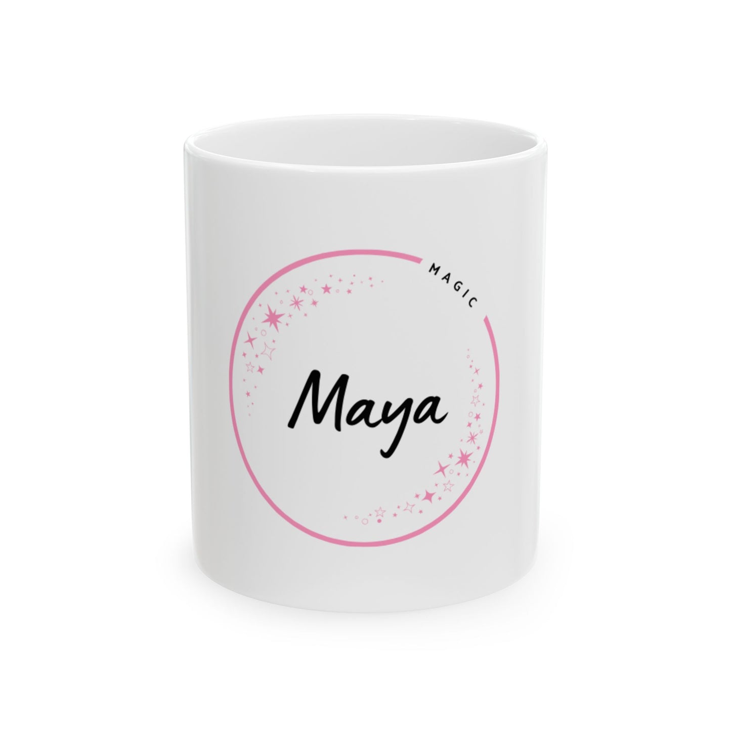 “Maya Personalized Mug – Magical Name Meaning Gift”, Custom Name Ceramic Cup, Unique Gift, Birthday Presents, Magical Moments, Coffee Lover
