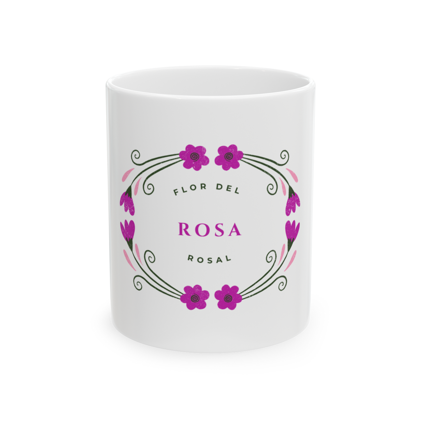 Taza Rosa – Flor | Diseño Floral