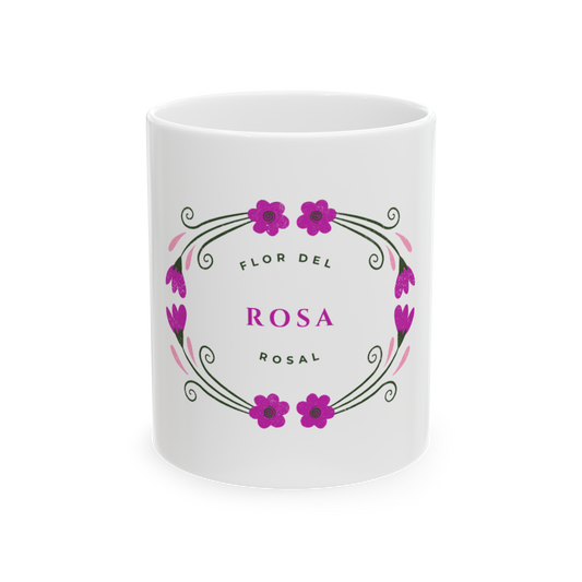Taza Rosa – Flor | Diseño Floral
