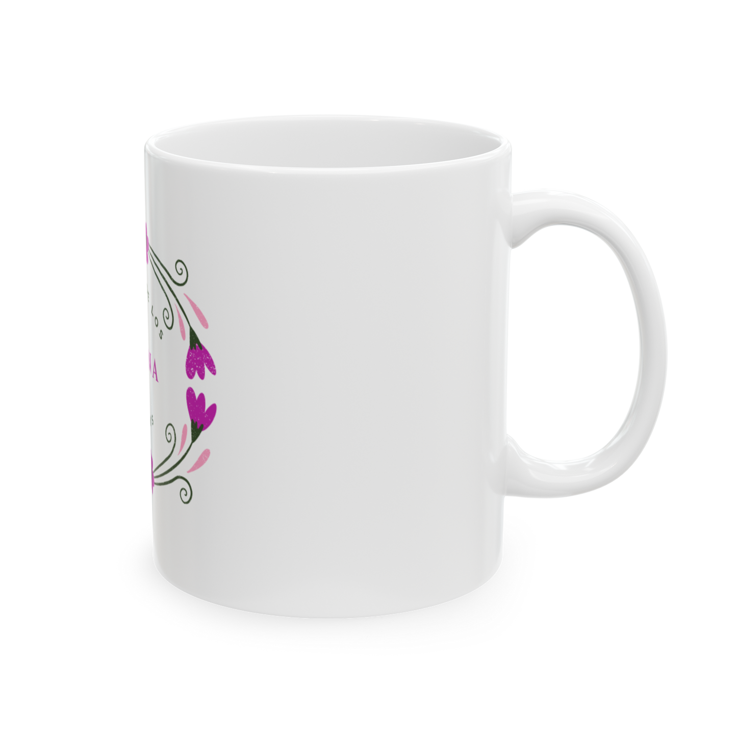 🌸 Taza Aitana – Montaña de los Edetanos | Diseño Floral